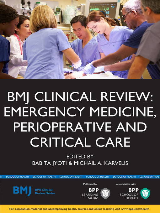 Title details for BMJ Clinical Review- Emergency Medicine, Perioperative and Critical Care by Doctor Babita Jyoti - Available